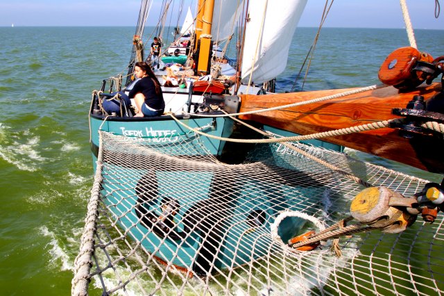 het schip onder zeil